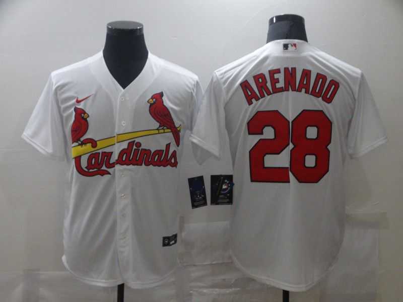 Men St.Louis Cardinals 28 Arenado White Game Nike MLB Jerseys Men St.Louis Cardinals 28 Arenado White Game Nike MLB Jerseys